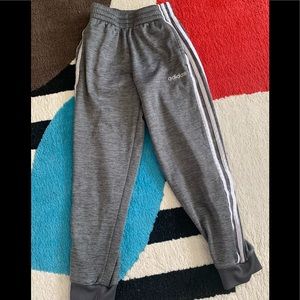 Adidas boy pant size 8 gray Color